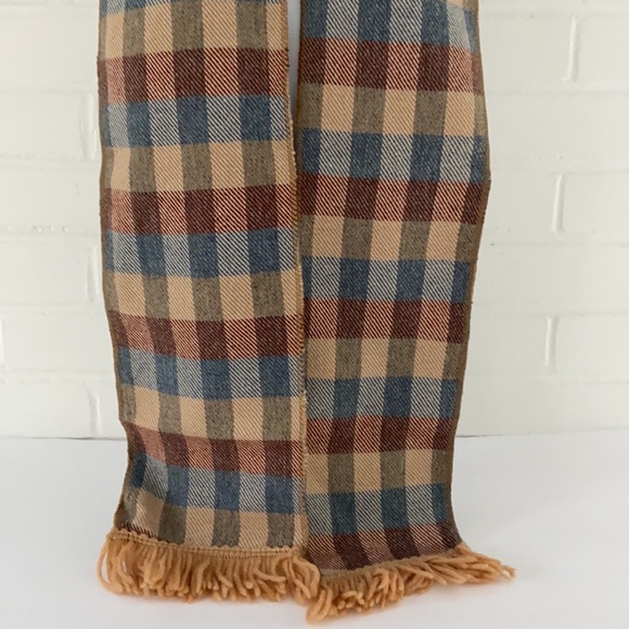 Vintage Plaid Scarf, Womens Warm Scarf, Winter Scarf - Picture 5 of 7
